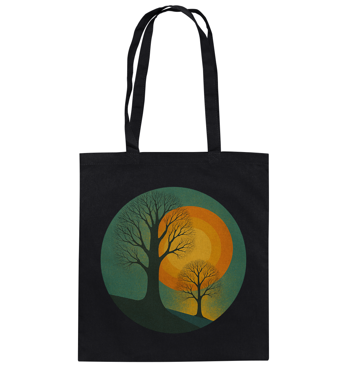 Sonnenklang Grün - Baumwolltasche