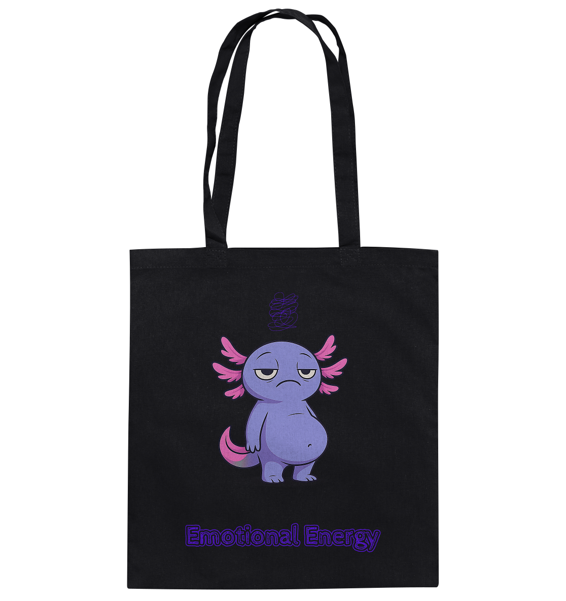 Emotional Energy – Axolotl (Lila) - Baumwolltasche
