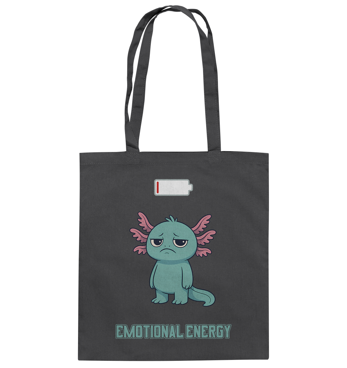 Emotional Energy – Axolotl (Türkis) - Baumwolltasche