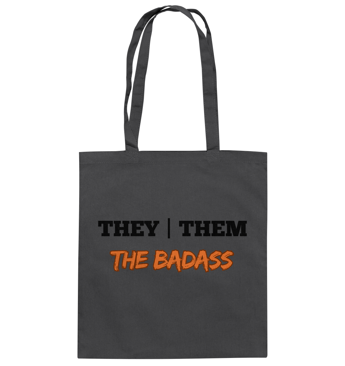 they / them - THE BADASS - Baumwolltasche