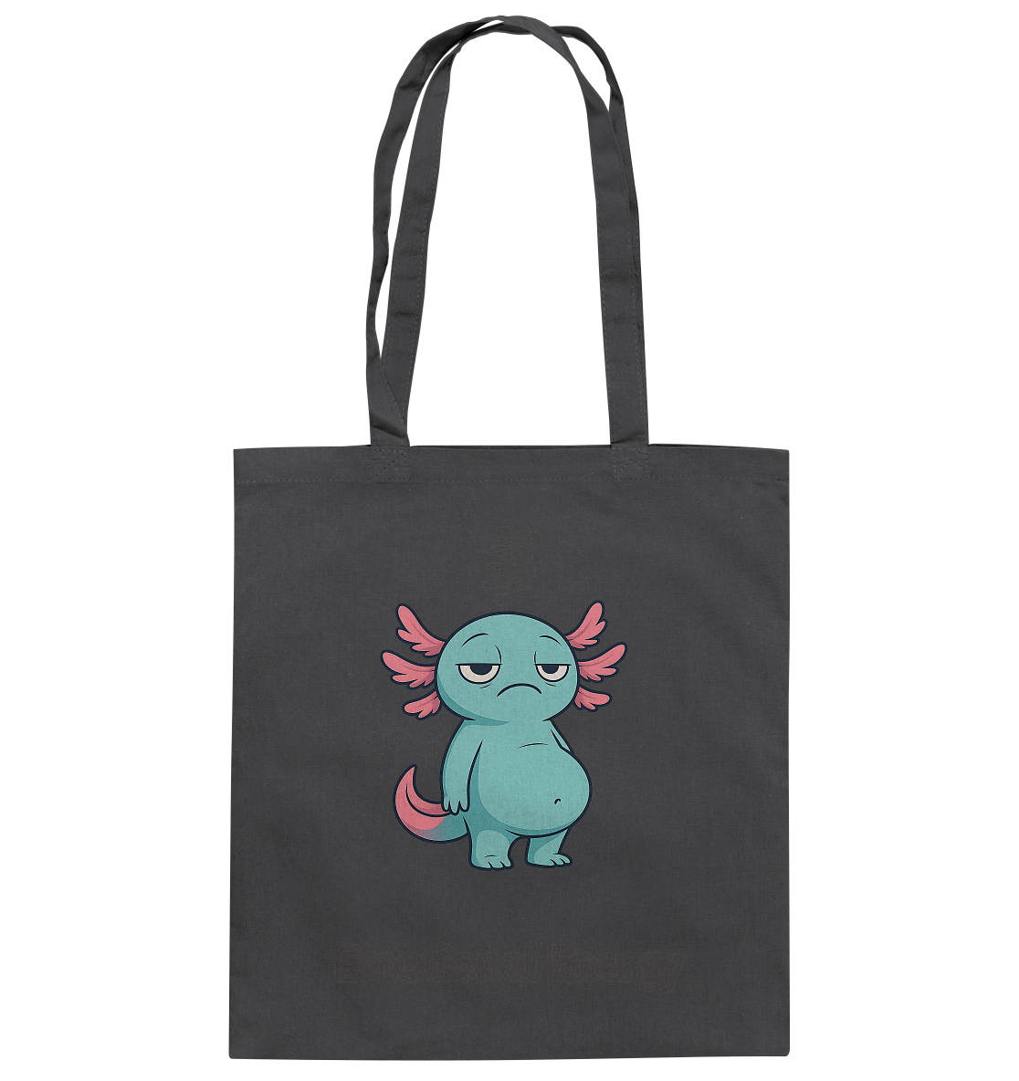 Emotional Energy – Axolotl (Türkis) - Baumwolltasche