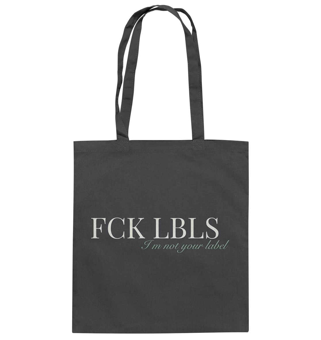 FCK LBLS – I'm not your label - Baumwolltasche