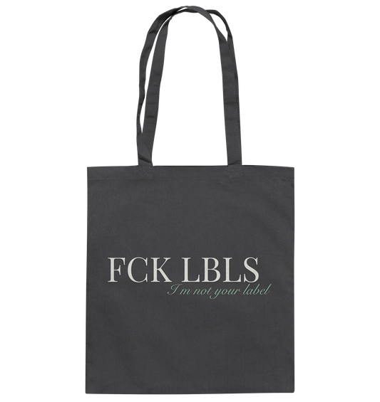 FCK LBLS – I'm not your label - Baumwolltasche