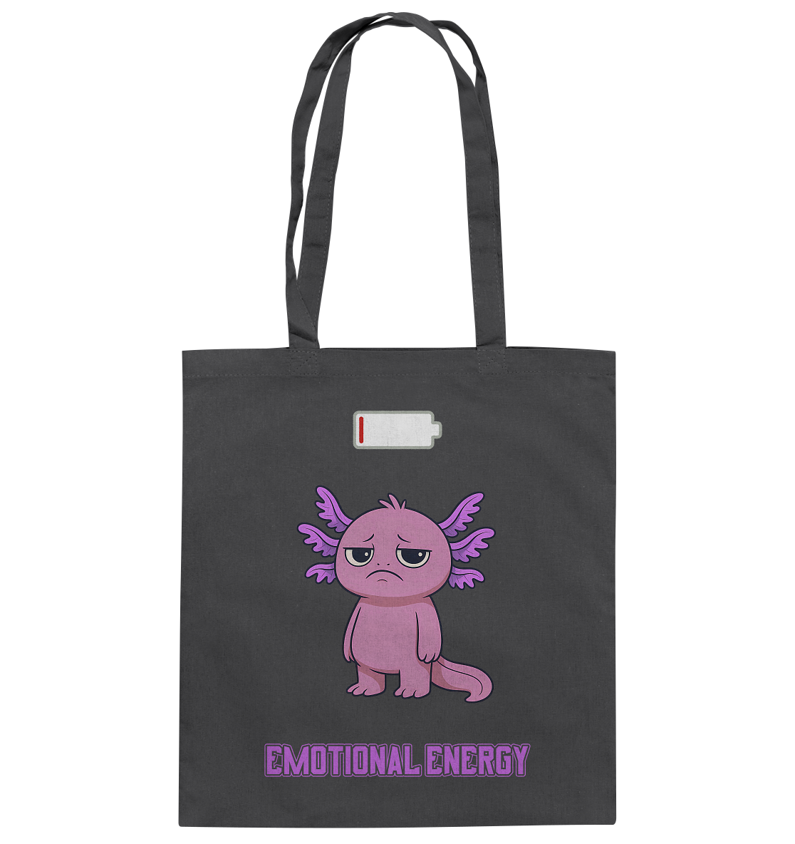 Emotional Energy – Axolotl (Pink) - Baumwolltasche