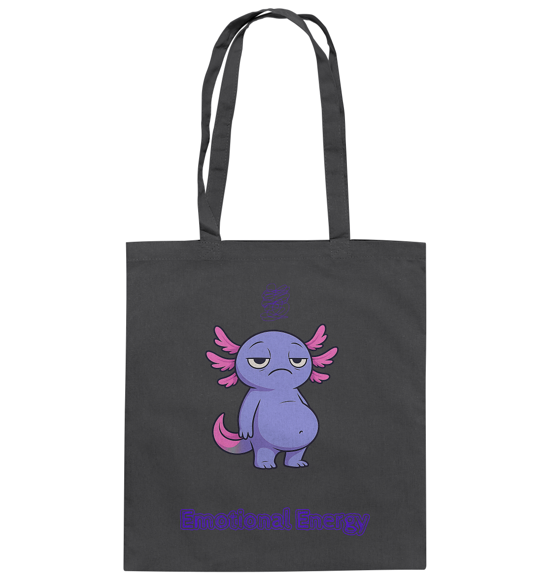 Emotional Energy – Axolotl (Lila) - Baumwolltasche