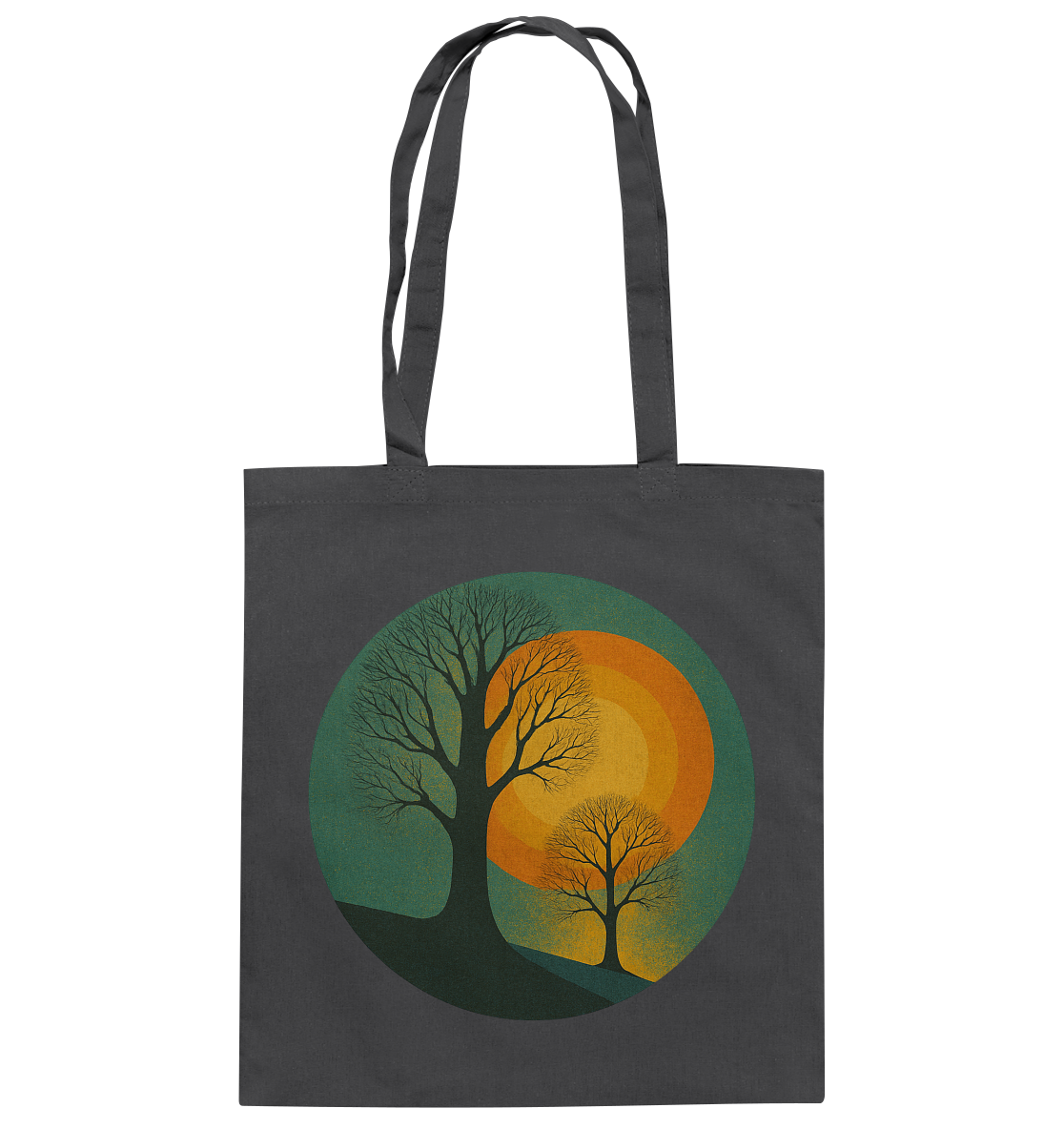Sonnenklang Grün - Baumwolltasche