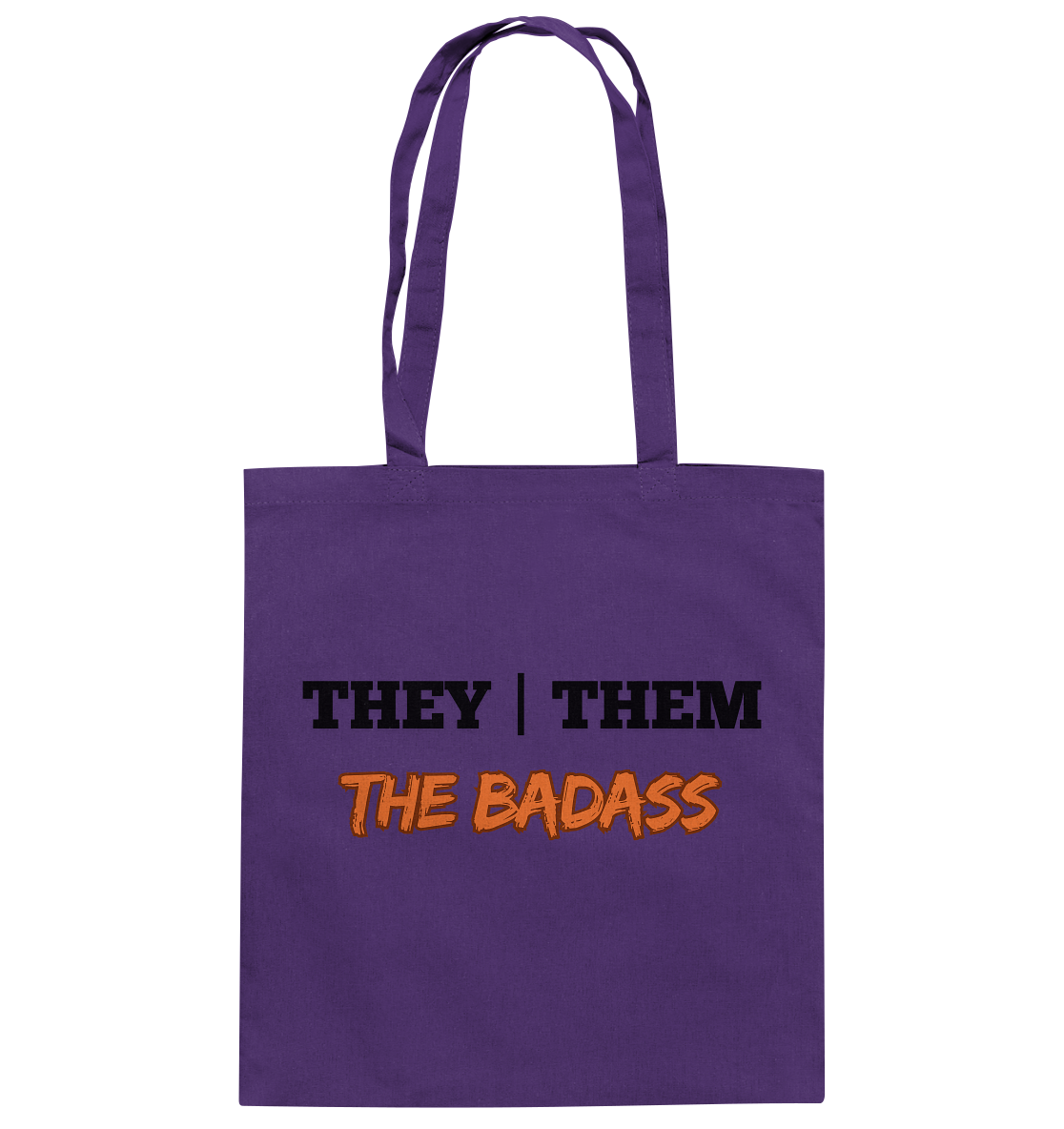 they / them - THE BADASS - Baumwolltasche