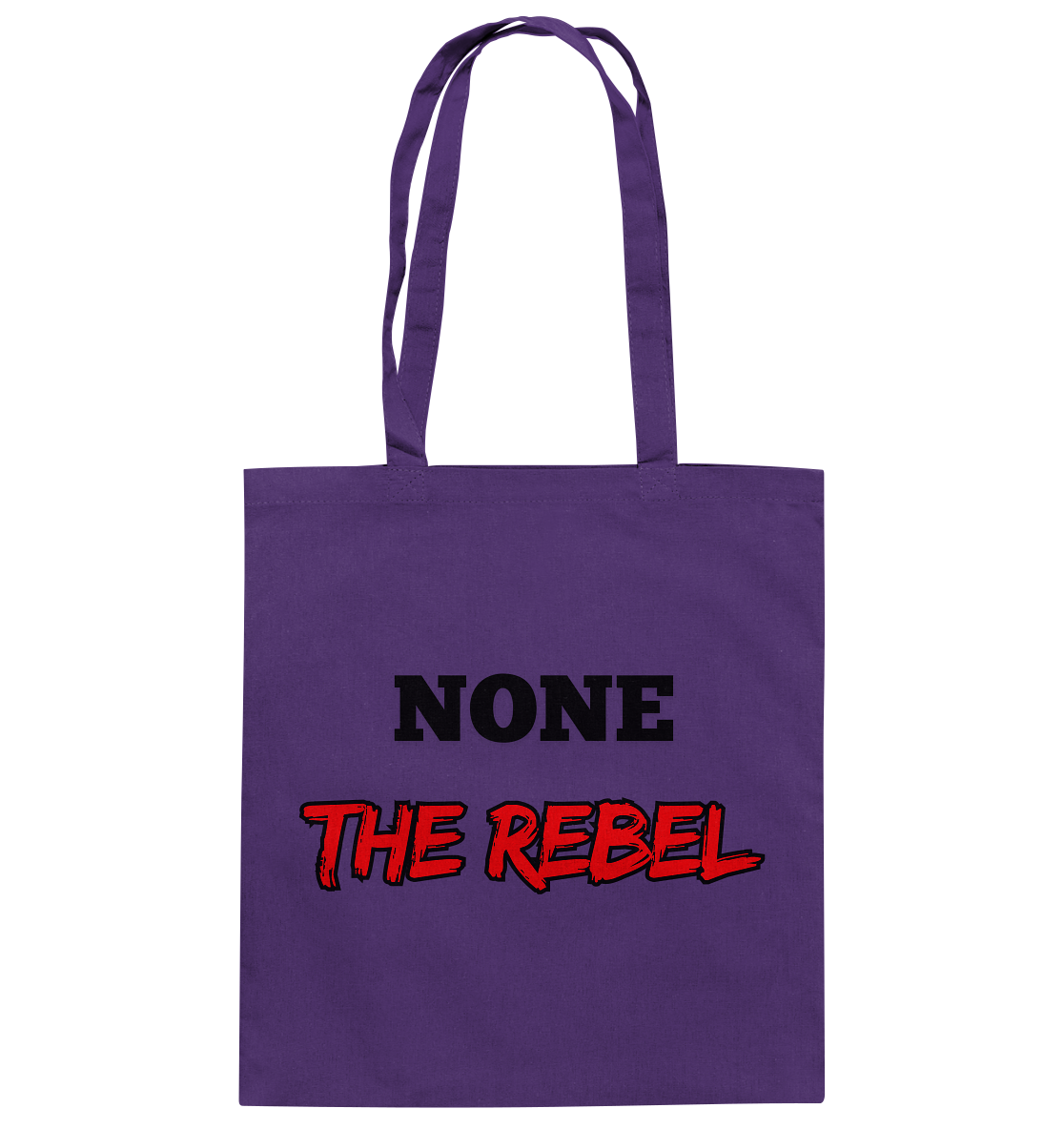 none – THE REBEL - Baumwolltasche