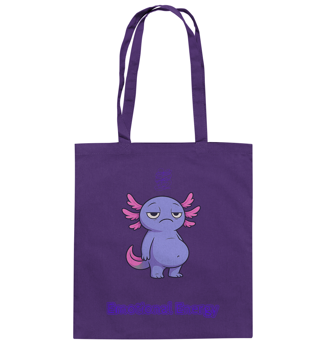 Emotional Energy – Axolotl (Lila) - Baumwolltasche