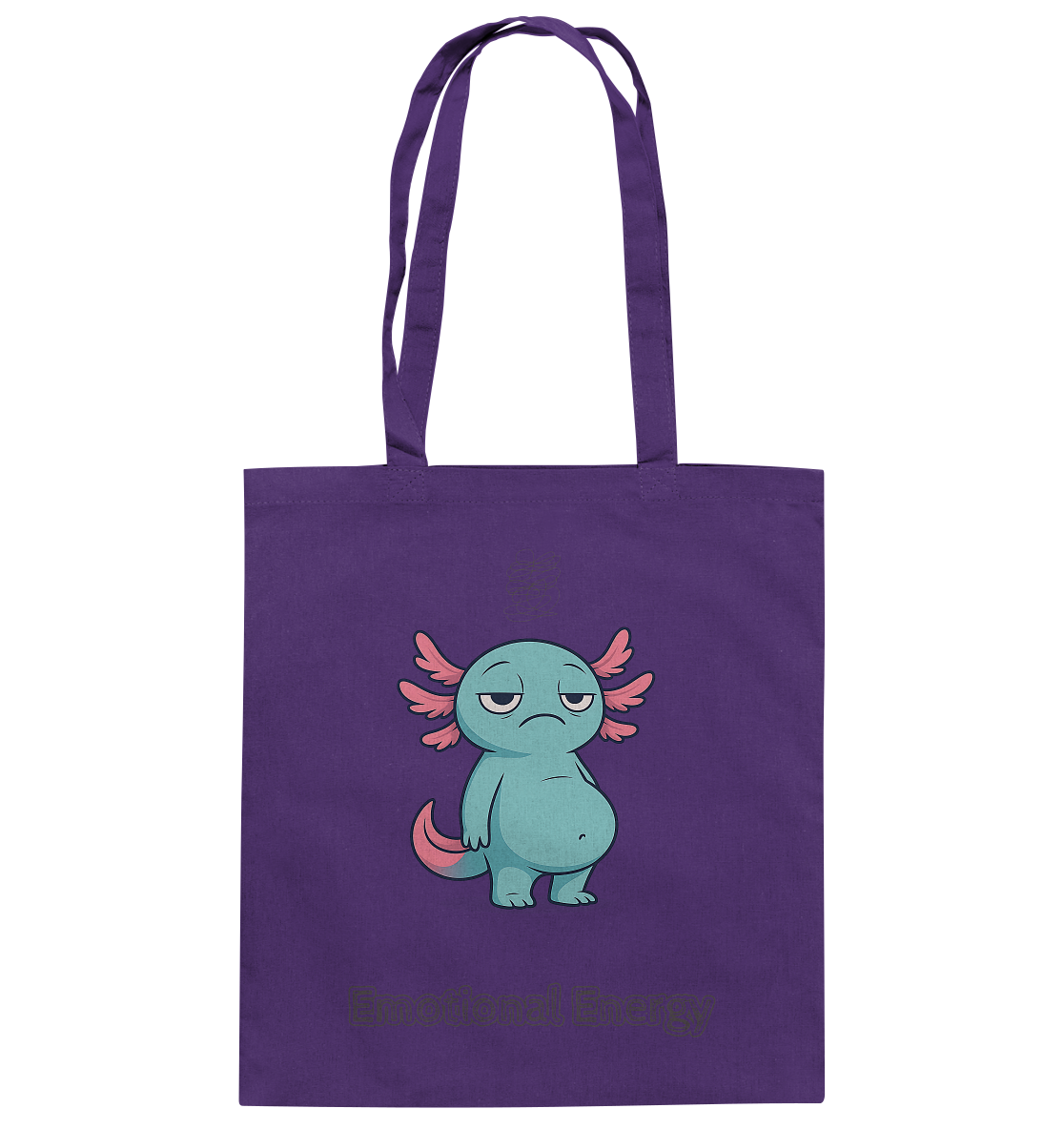 Emotional Energy – Axolotl (Türkis) - Baumwolltasche