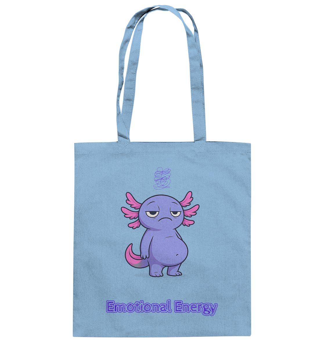 Emotional Energy – Axolotl (Lila) - Baumwolltasche