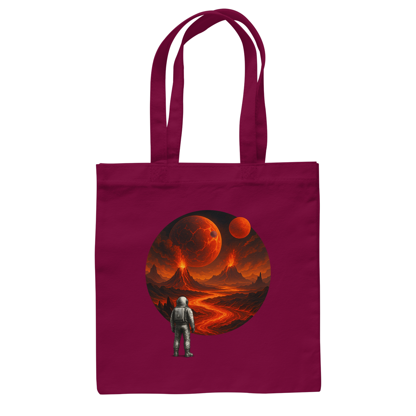 Inferno View – Astronaut’s Journey - Baumwolltasche