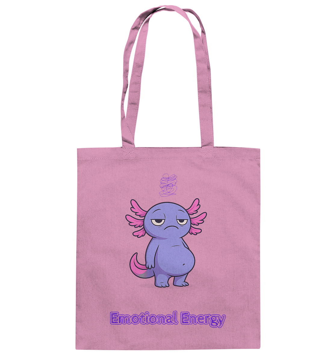 Emotional Energy – Axolotl (Lila) - Baumwolltasche