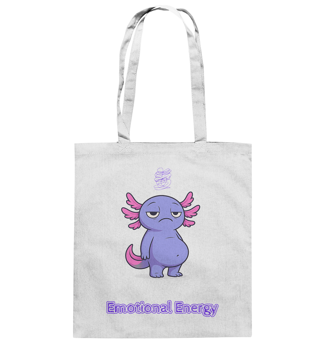 Emotional Energy – Axolotl (Lila) - Baumwolltasche