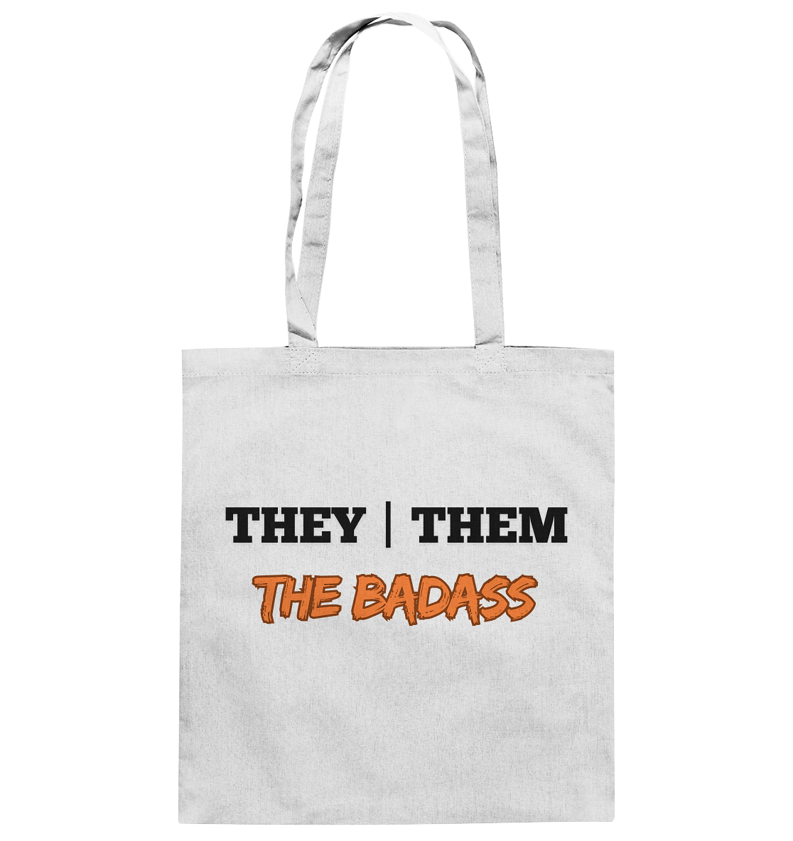 they / them - THE BADASS - Baumwolltasche
