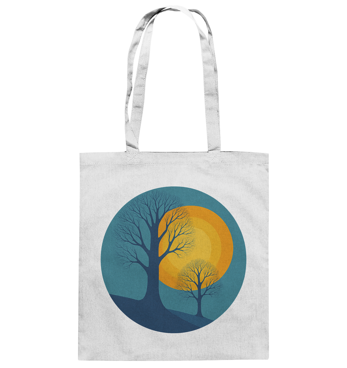 Sonnenklang Blau - Baumwolltasche