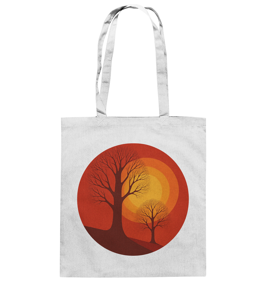 Sonnenklang Rot - Baumwolltasche