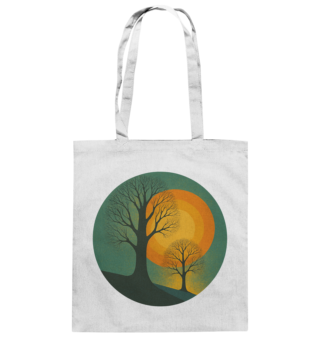 Sonnenklang Grün - Baumwolltasche
