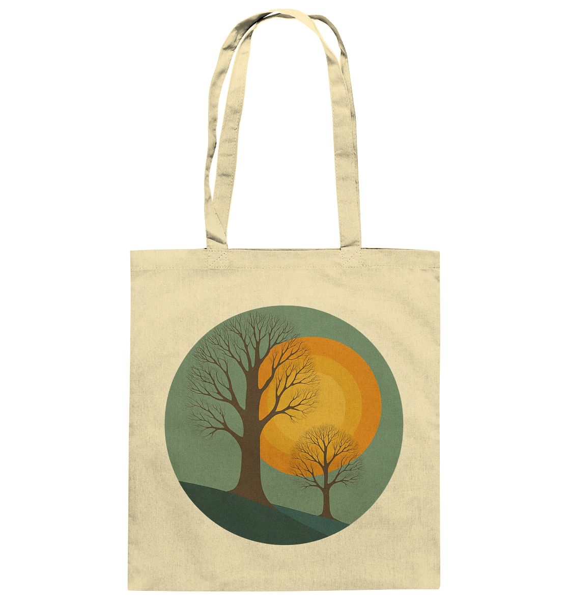 Sonnenklang Oliv - Baumwolltasche