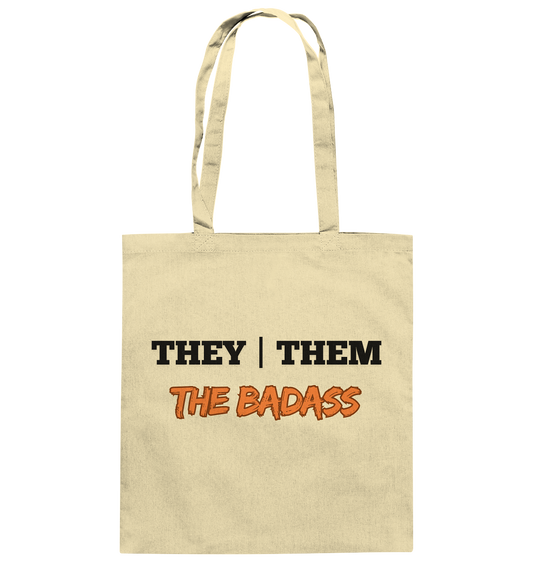 they / them - THE BADASS - Baumwolltasche