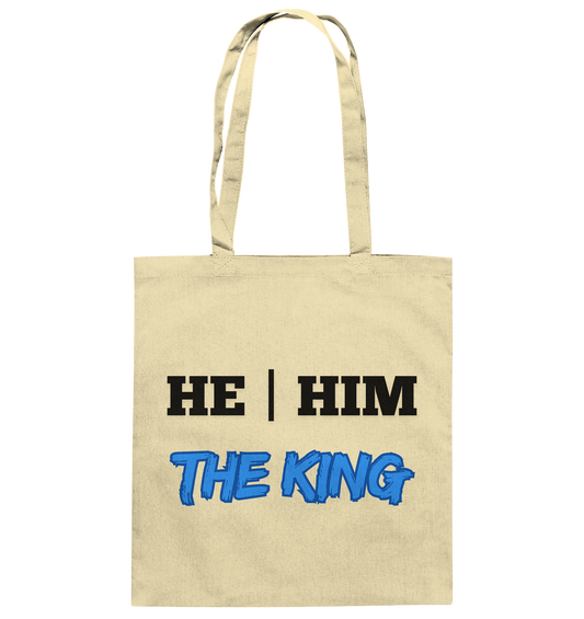 he / him – THE KING - Baumwolltasche