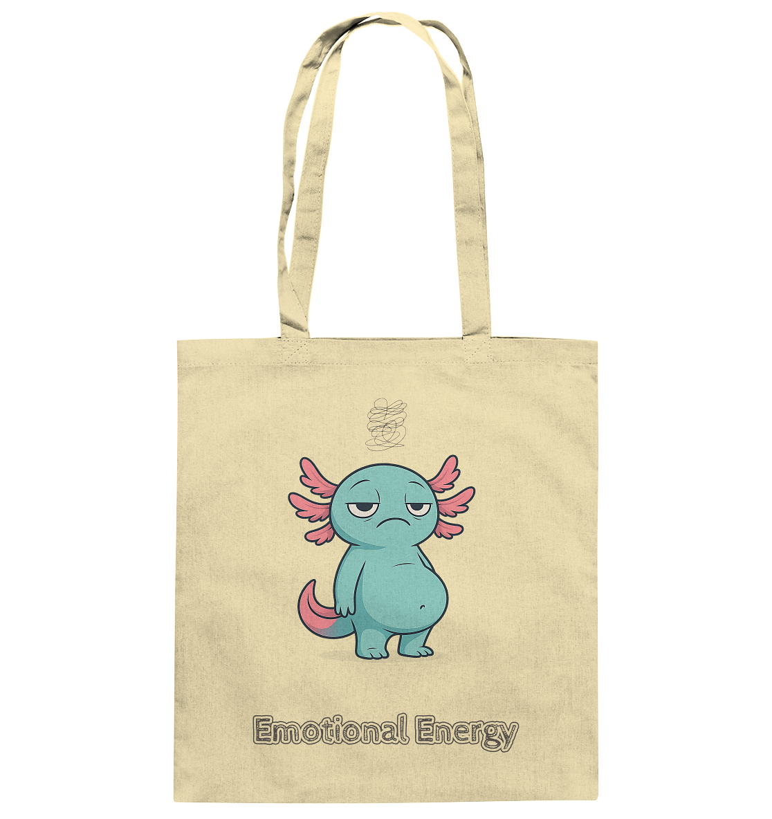 Emotional Energy – Axolotl (Türkis) - Baumwolltasche