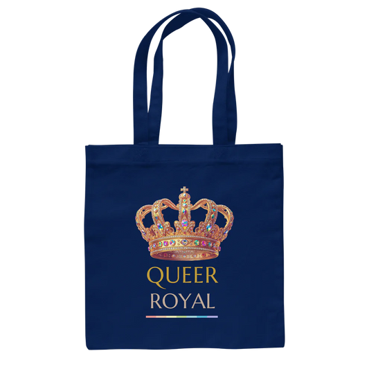 Crowned Queer Royal Bundle – T-Shirt + Tasse + Tote Bag