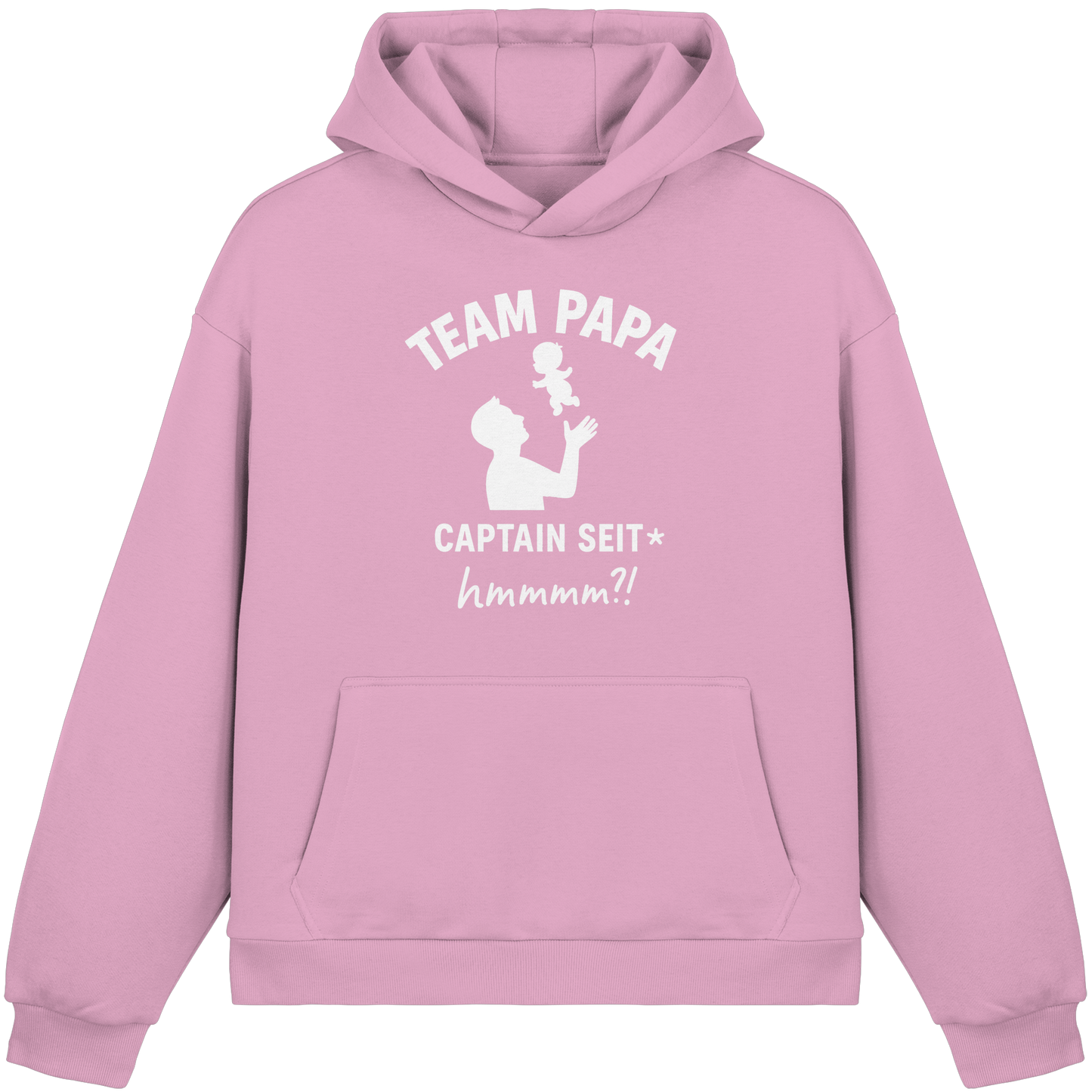Team Papa - Captain seit* - Fluffy Boxcut Hoodie
