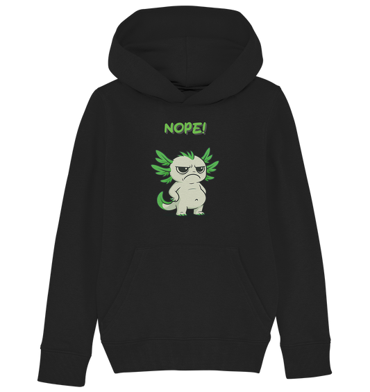 NOPE! Grün - Kids Basic Hoodie