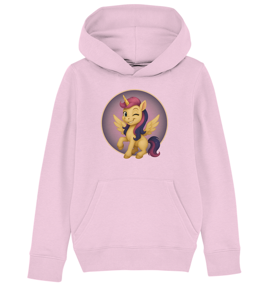 Luna - Das Licht im Dunkeln - Zwinkern - Kids Basic Hoodie