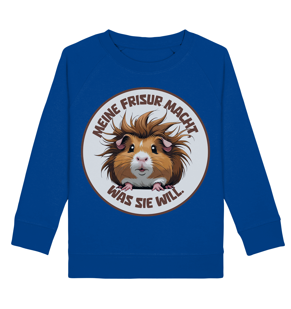 Meine Frisur macht, was sie will – Meerschweinchen (braun) - Kids Basic Sweatshirt