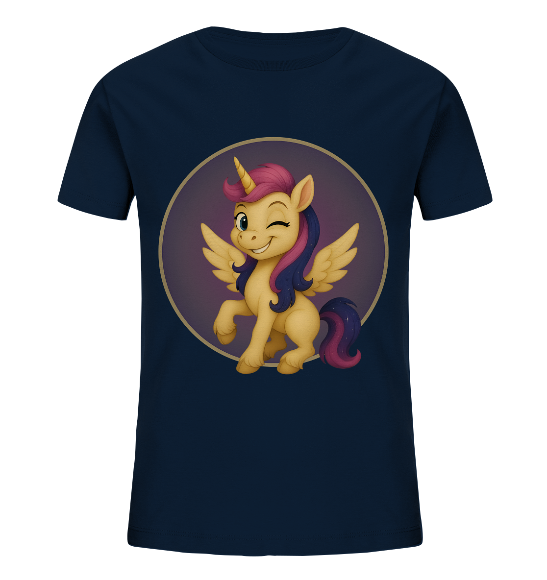 Luna - Das Licht im Dunkeln - Zwinkern - Kids Organic Shirt