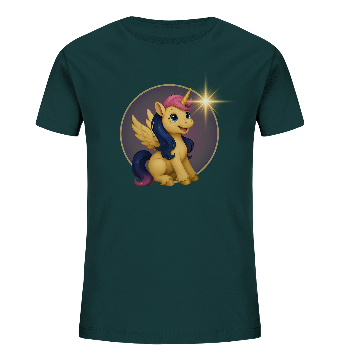 Luna - Das Licht im Dunkeln - Stern - Kids Organic Shirt
