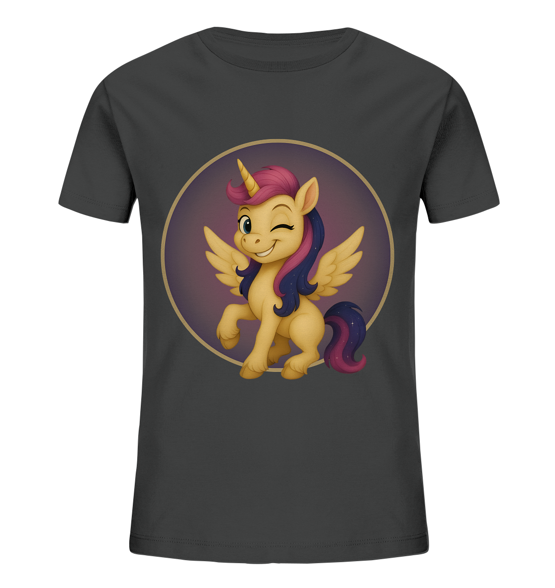 Luna - Das Licht im Dunkeln - Zwinkern - Kids Organic Shirt