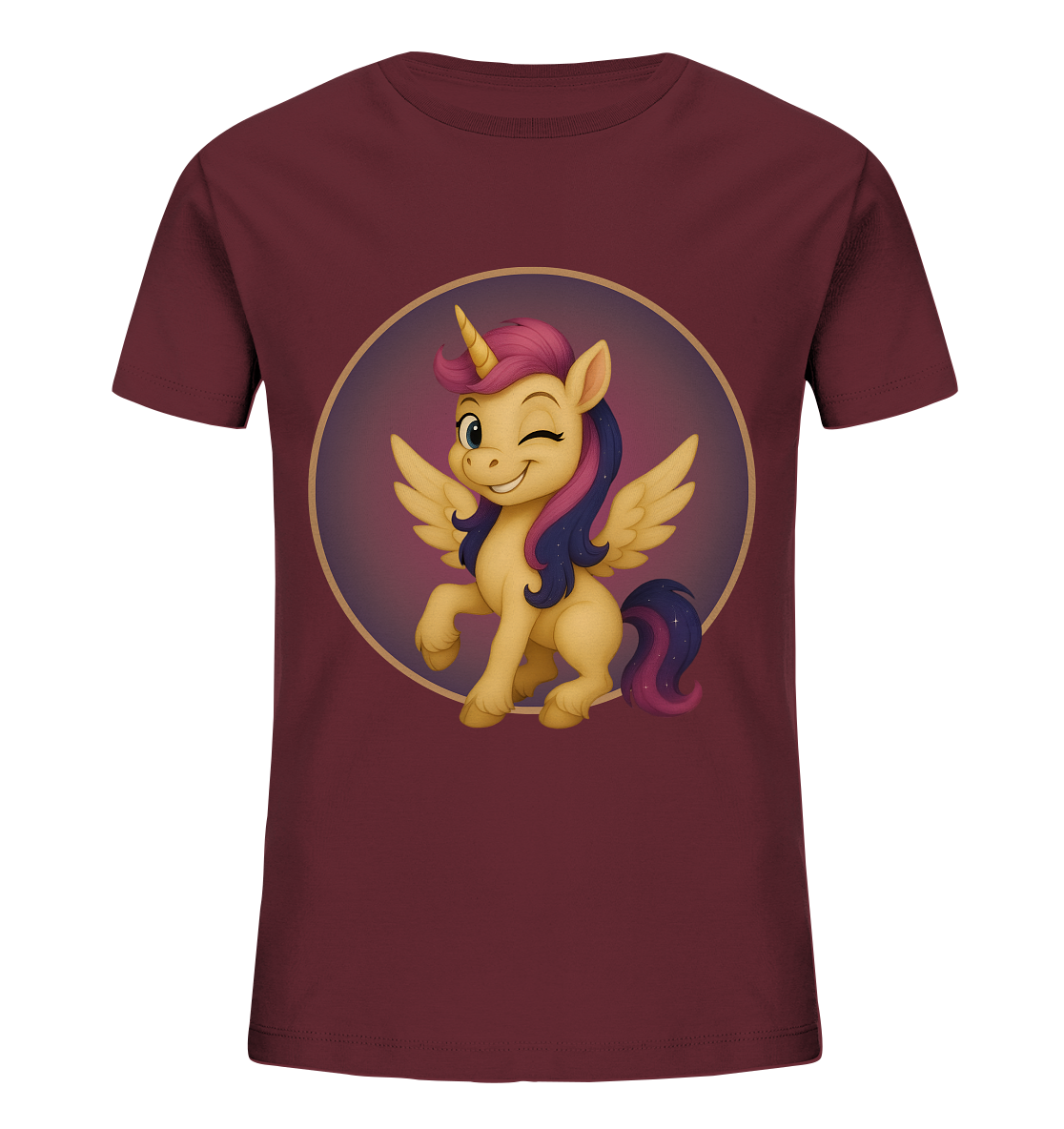 Luna - Das Licht im Dunkeln - Zwinkern - Kids Organic Shirt