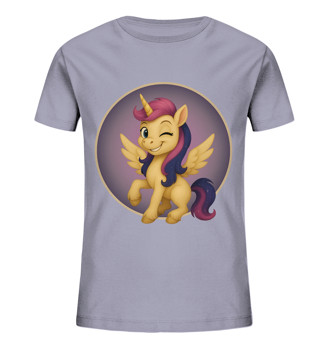 Luna - Das Licht im Dunkeln - Zwinkern - Kids Organic Shirt