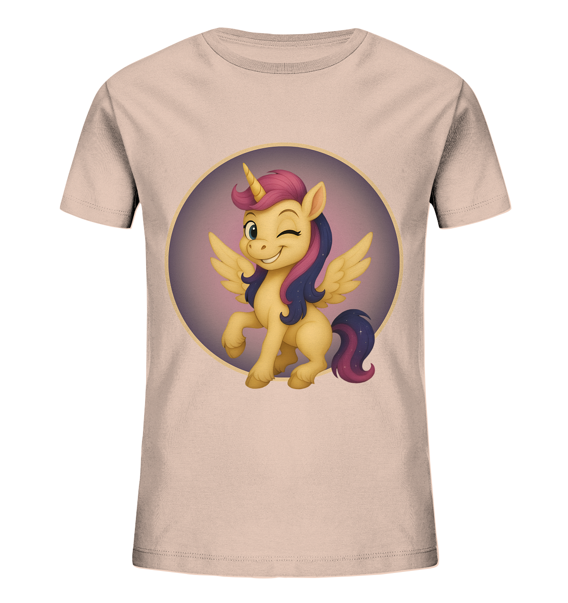 Luna - Das Licht im Dunkeln - Zwinkern - Kids Organic Shirt