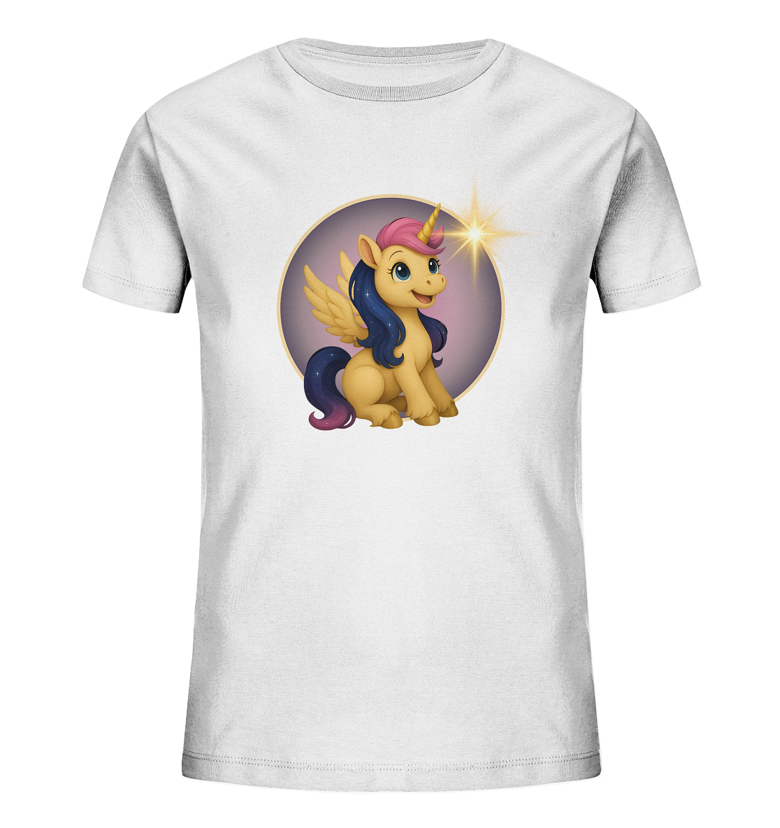 Luna - Das Licht im Dunkeln - Stern - Kids Organic Shirt