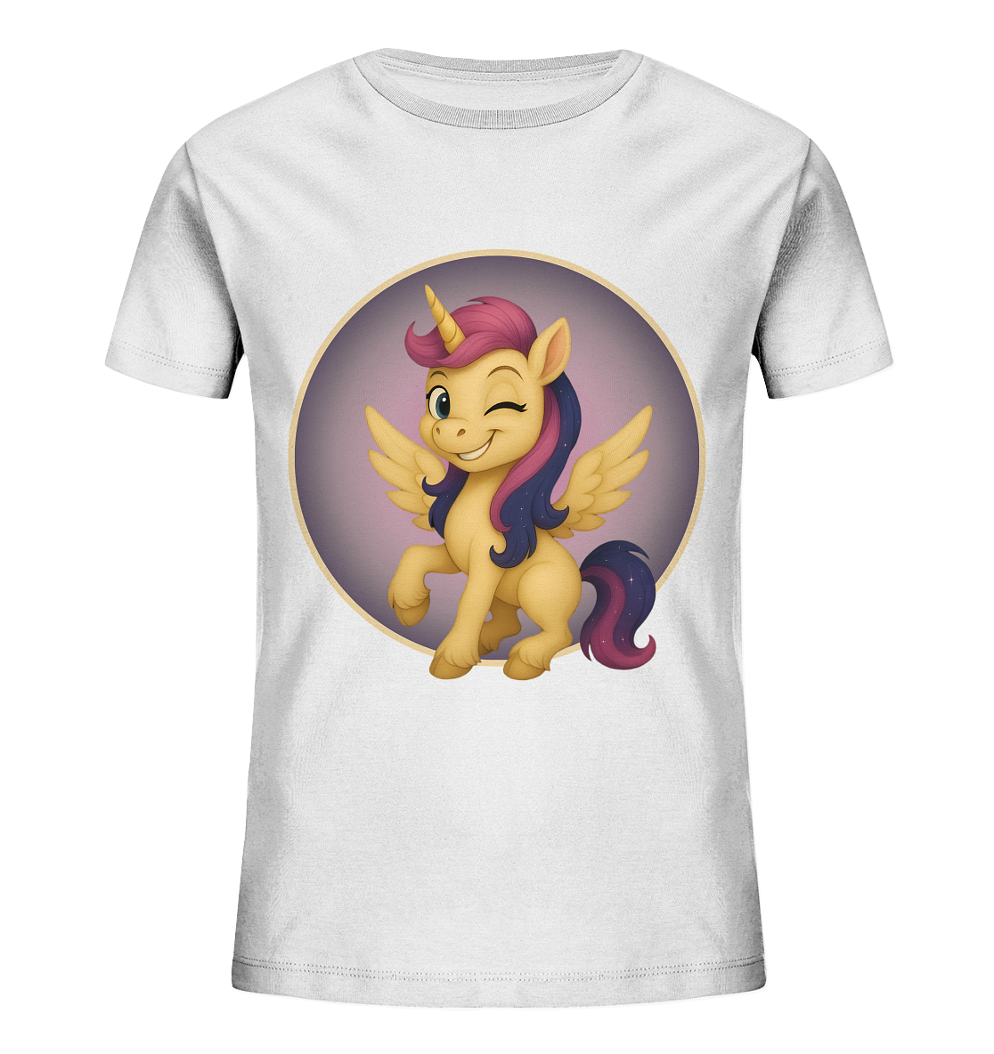 Luna - Das Licht im Dunkeln - Zwinkern - Kids Organic Shirt