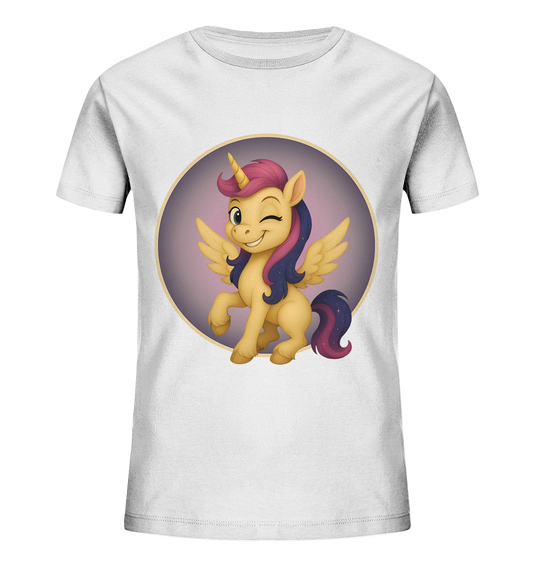 Luna - Das Licht im Dunkeln - Zwinkern - Kids Organic Shirt