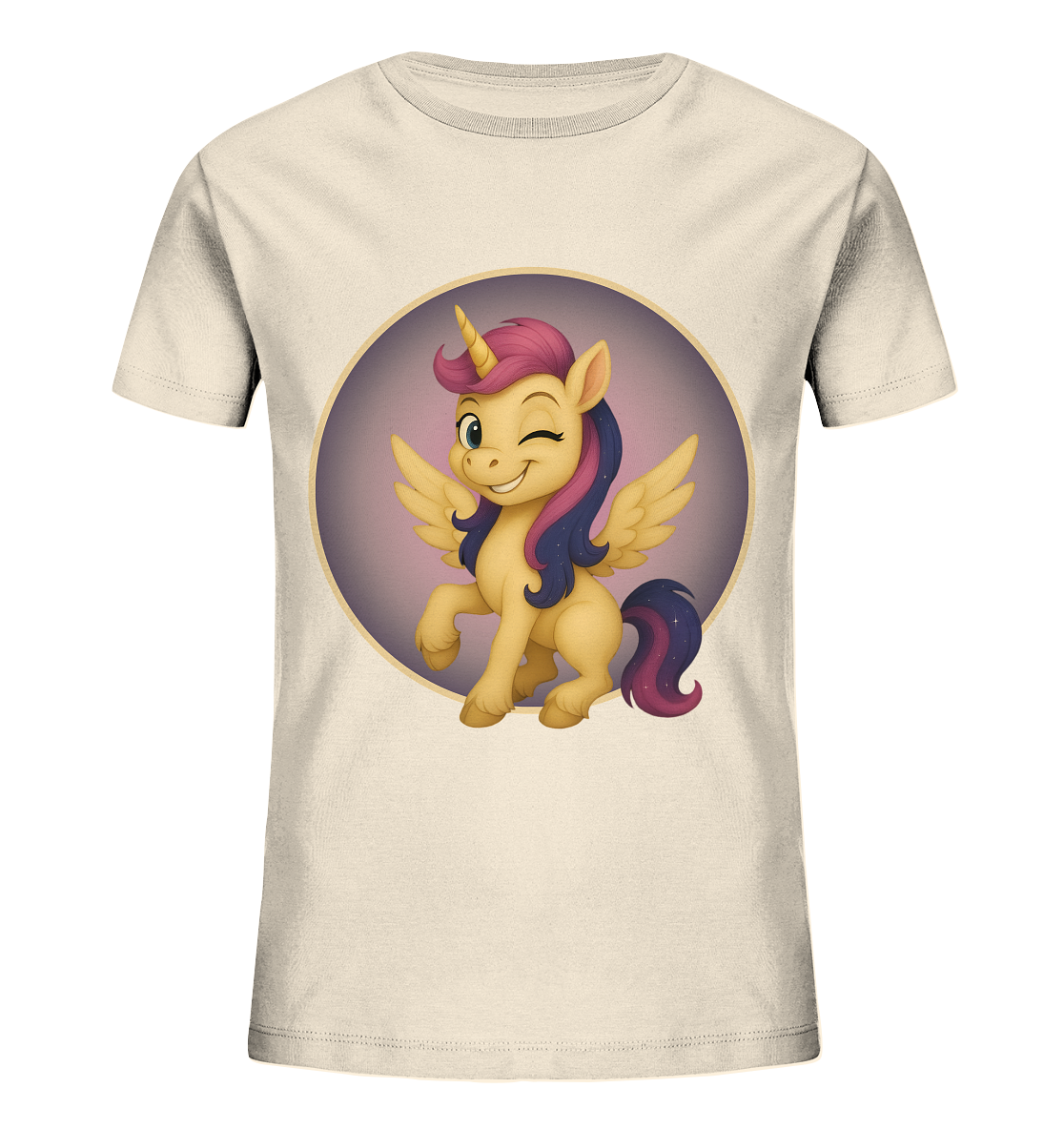 Luna - Das Licht im Dunkeln - Zwinkern - Kids Organic Shirt