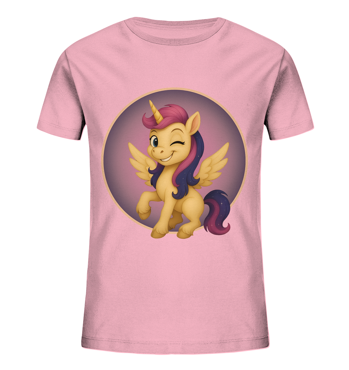 Luna - Das Licht im Dunkeln - Zwinkern - Kids Organic Shirt