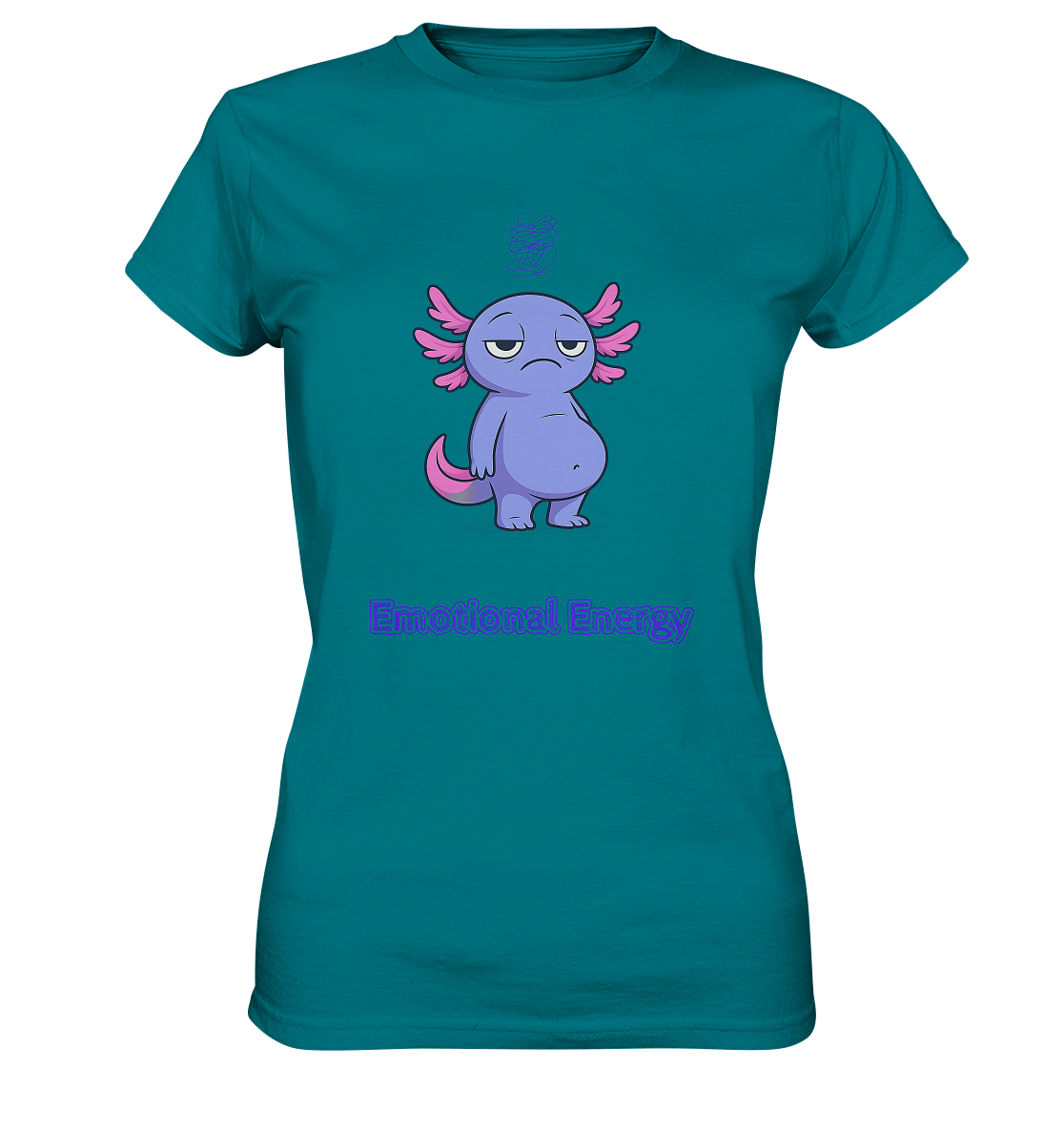 Emotional Energy – Axolotl (Lila) - Ladies Premium Shirt