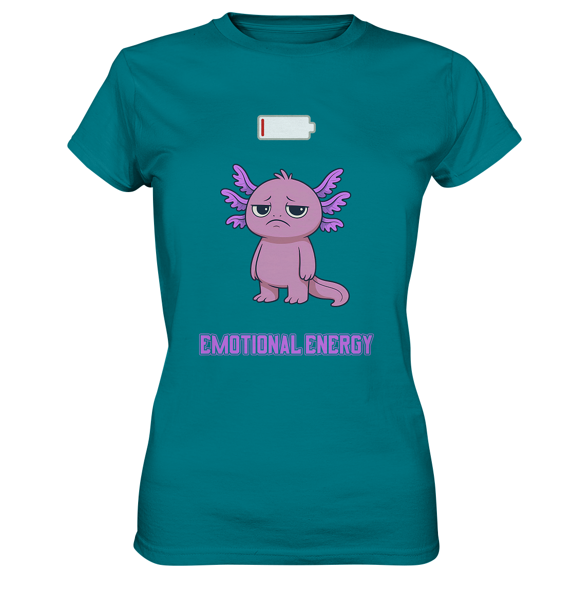 Emotional Energy – Axolotl (Pink) - Ladies Premium Shirt