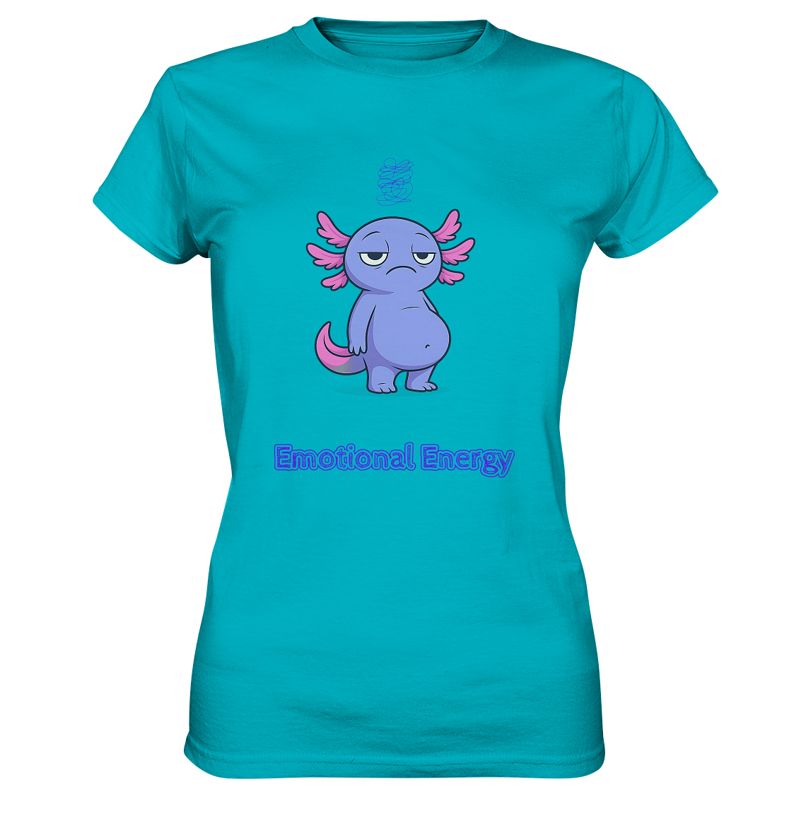 Emotional Energy – Axolotl (Lila) - Ladies Premium Shirt