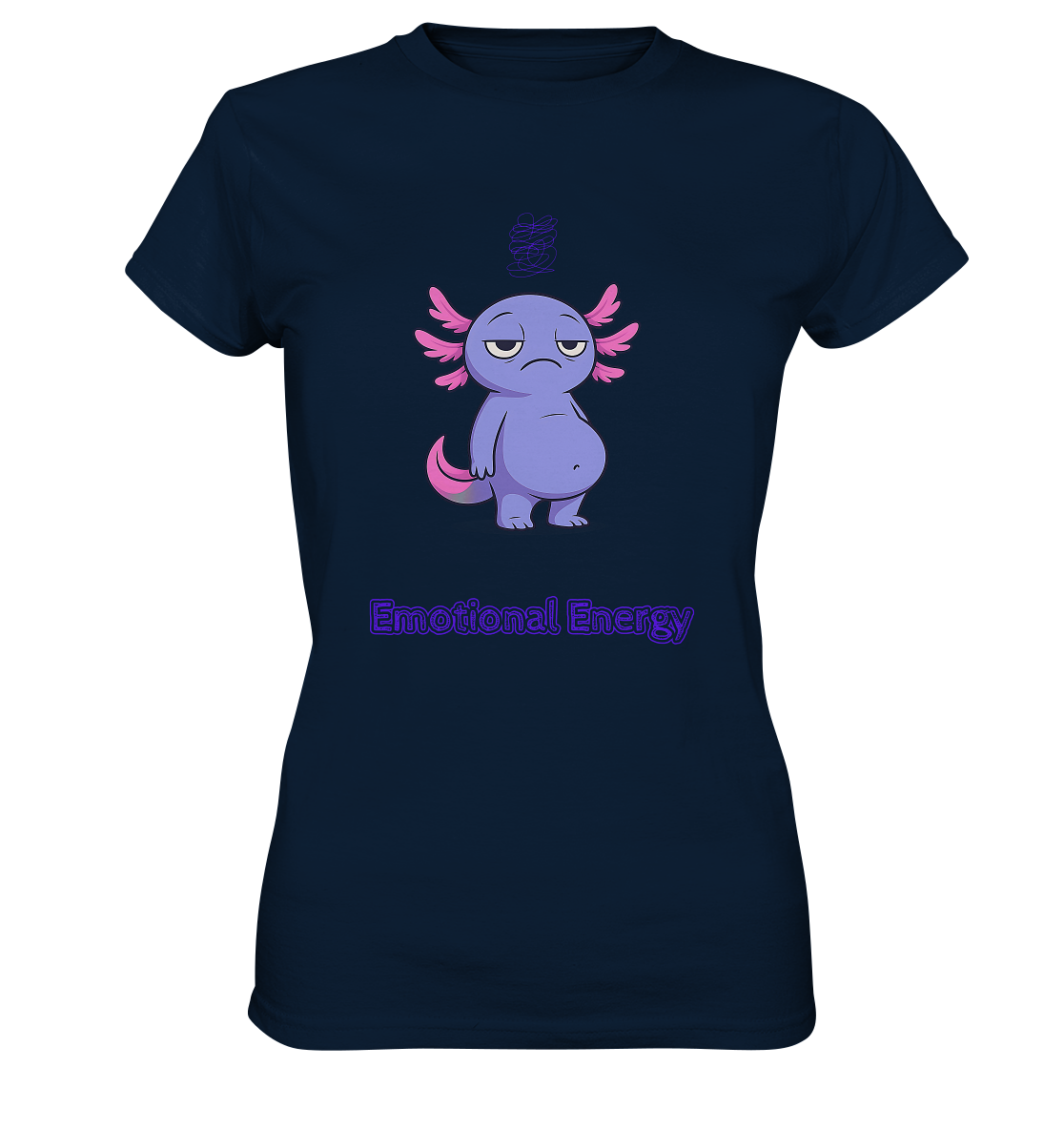 Emotional Energy – Axolotl (Lila) - Ladies Premium Shirt