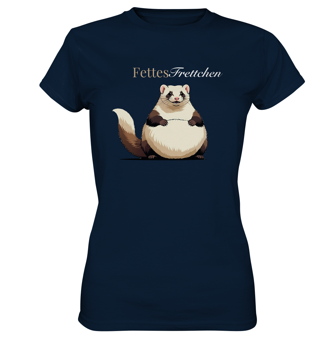 „Fettes Frettchen“ - Ladies Premium Shirt