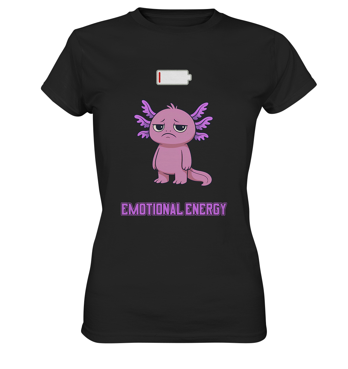 Emotional Energy – Axolotl (Pink) - Ladies Premium Shirt