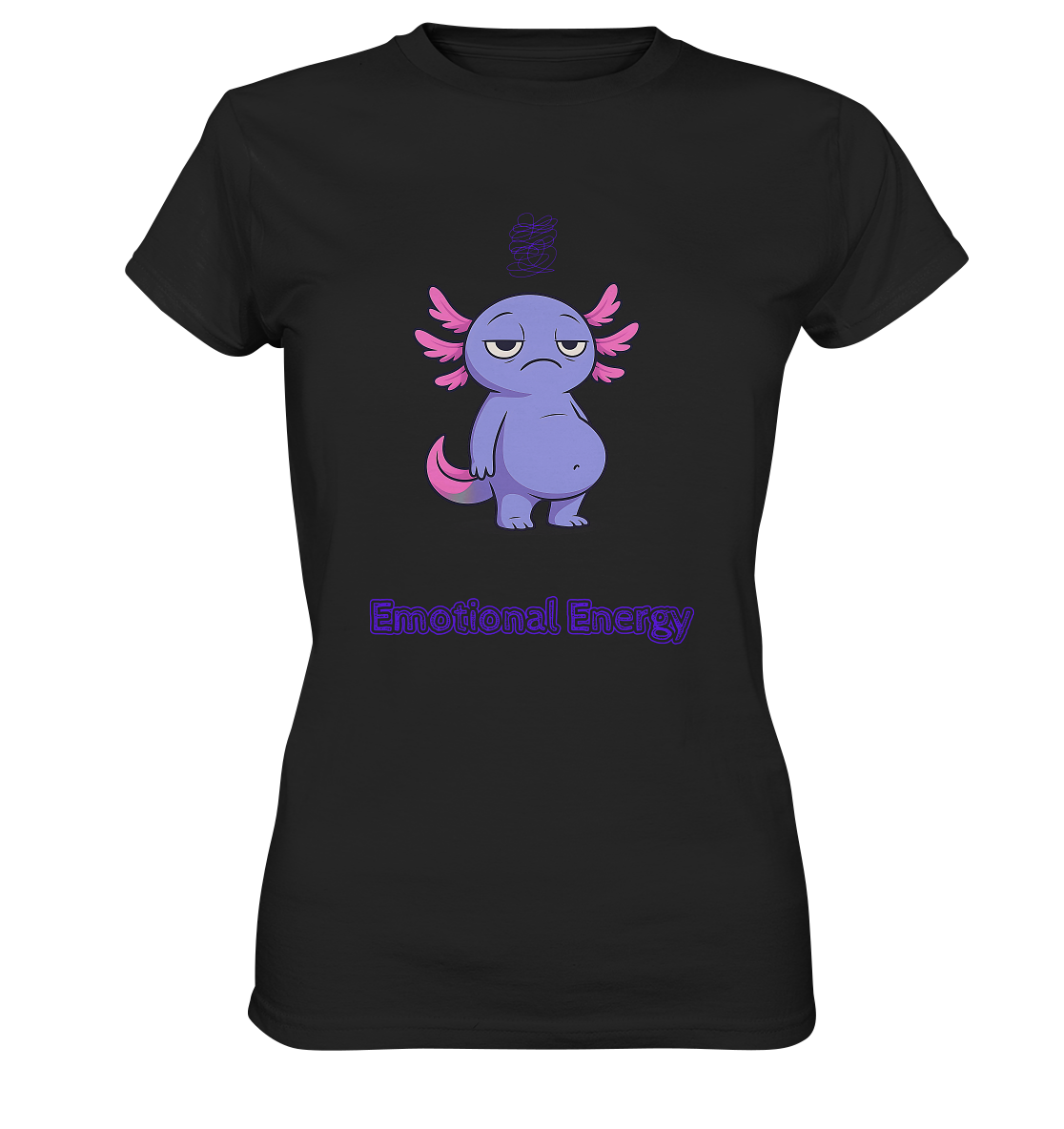 Emotional Energy – Axolotl (Lila) - Ladies Premium Shirt