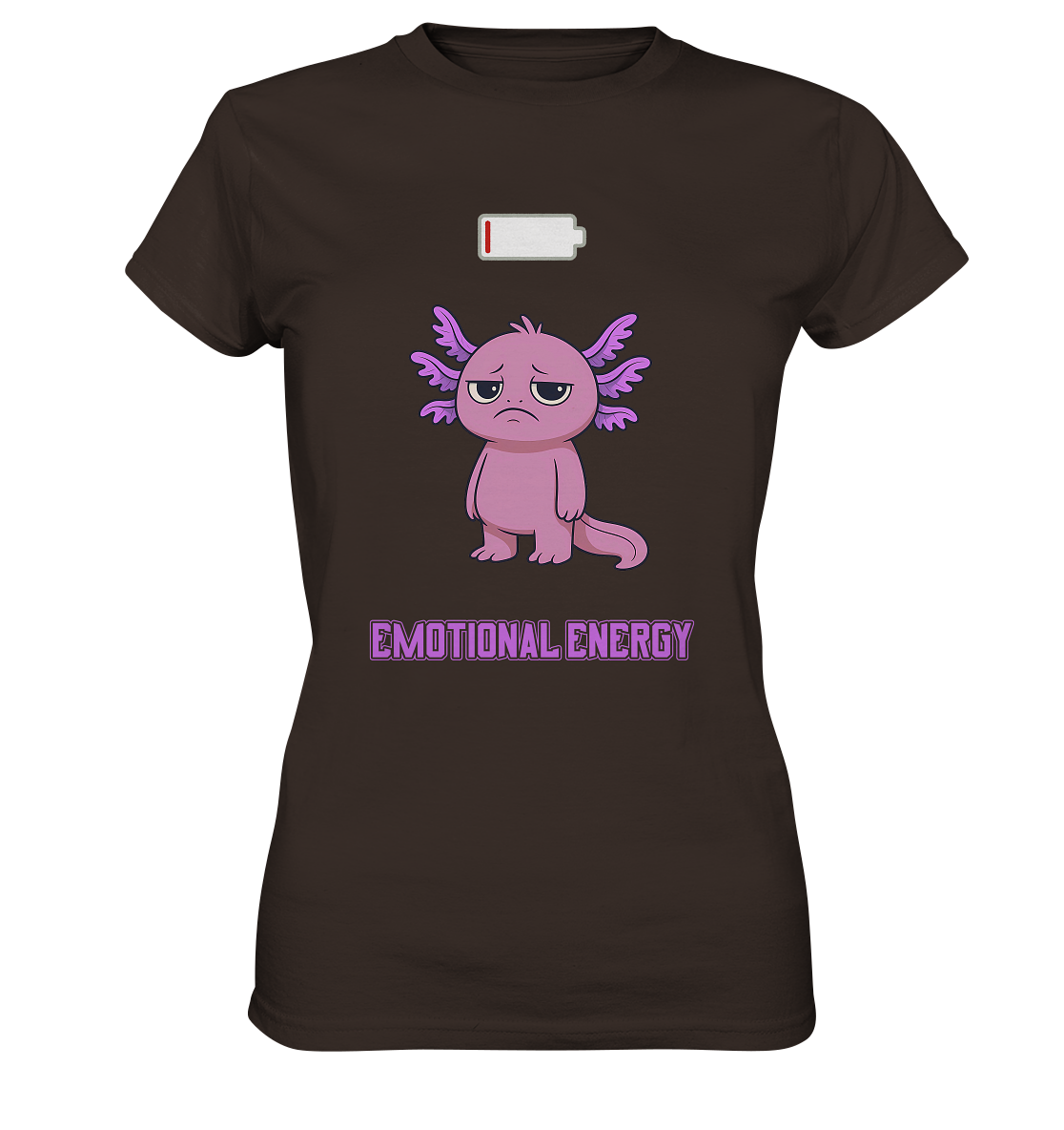 Emotional Energy – Axolotl (Pink) - Ladies Premium Shirt
